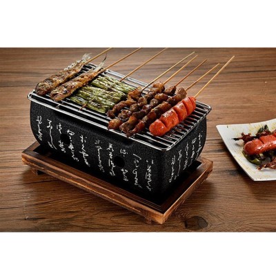 Table-top Charcoal Grills Barbecue Portable Yakitori Grill Japanese BBQ Korean Restaurant Tabletop BBQ Grills