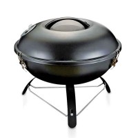 14'' Kettle Round Shaped 3 legs Portable Charcoal BBQ Grill